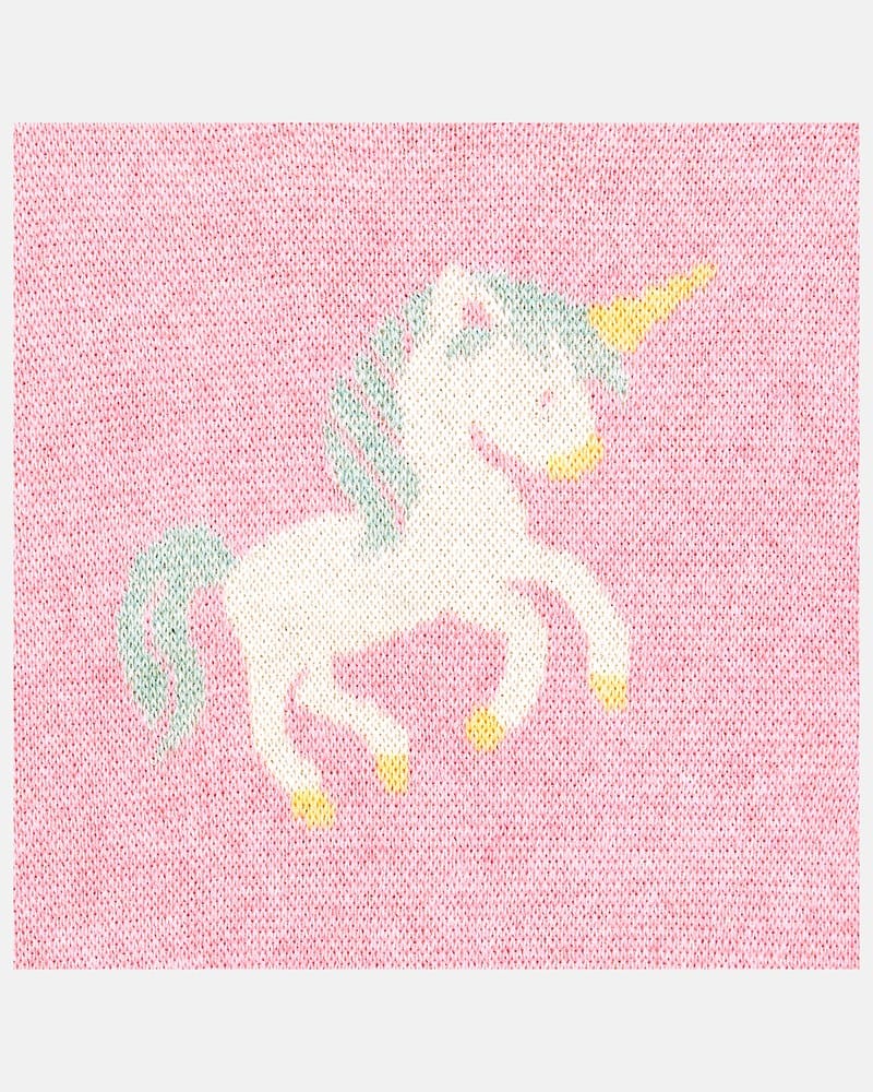 Load image into Gallery viewer, Toshi 100% Cotton Yarn Baby Organic Blanket Storytime - Unicorn
