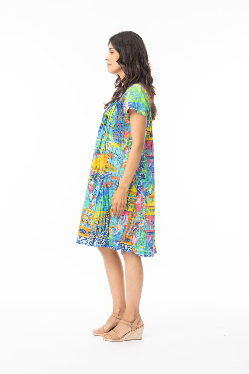 Load image into Gallery viewer, Orientique Womens Okayama Dress Ezy Fit
