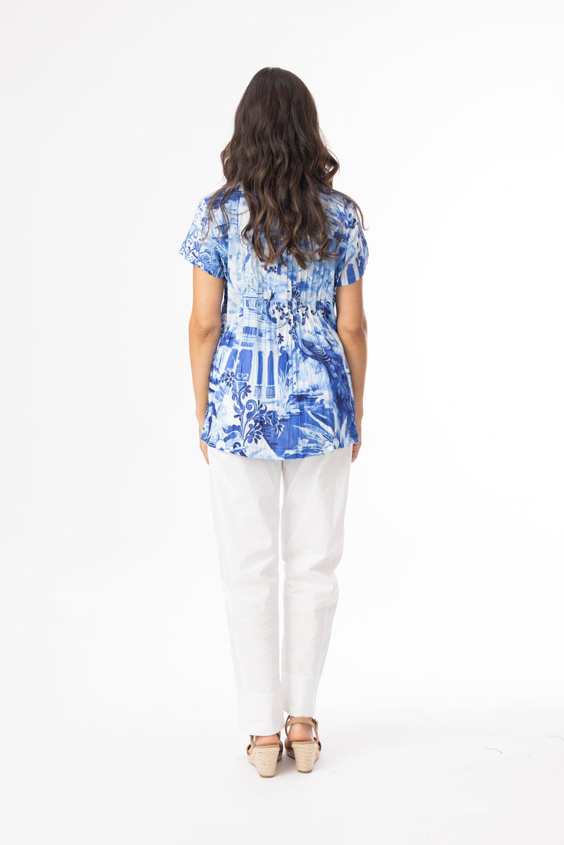 Load image into Gallery viewer, Orientique Womens Okayama Top Pleated
