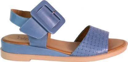 Load image into Gallery viewer, Hinako Womens Athena Sandal - Jeans Blue
