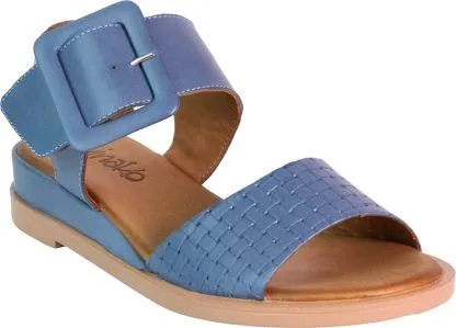 Load image into Gallery viewer, Hinako Womens Athena Sandal - Jeans Blue
