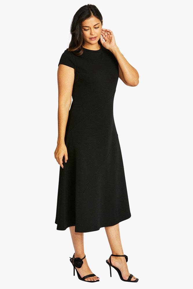 Load image into Gallery viewer, Pingpong Womens Ponti Seamed Dress
