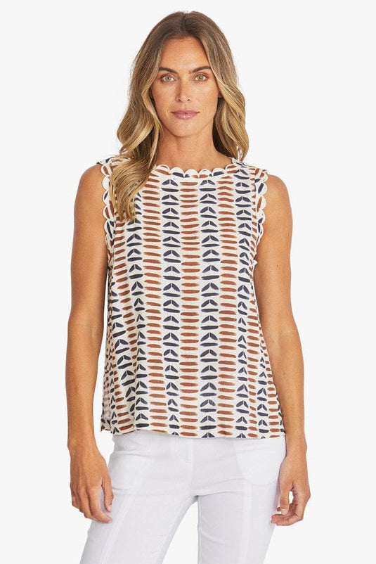 Pingpong Womens Marrakesh Sleeveless Top