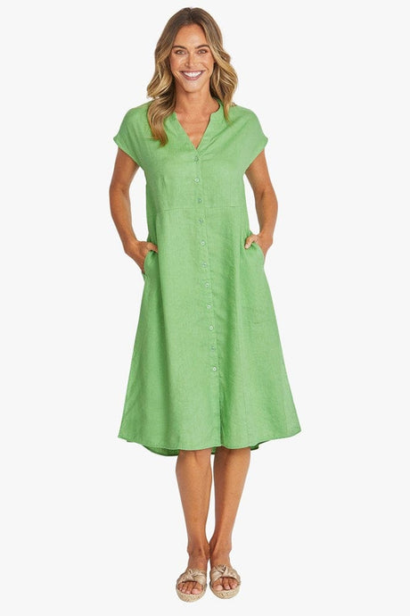 Pingpong Womens Sammy Linen Dress