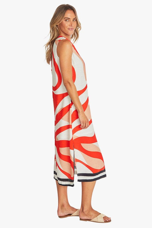 Pingpong Womens Liner Maxi Dress