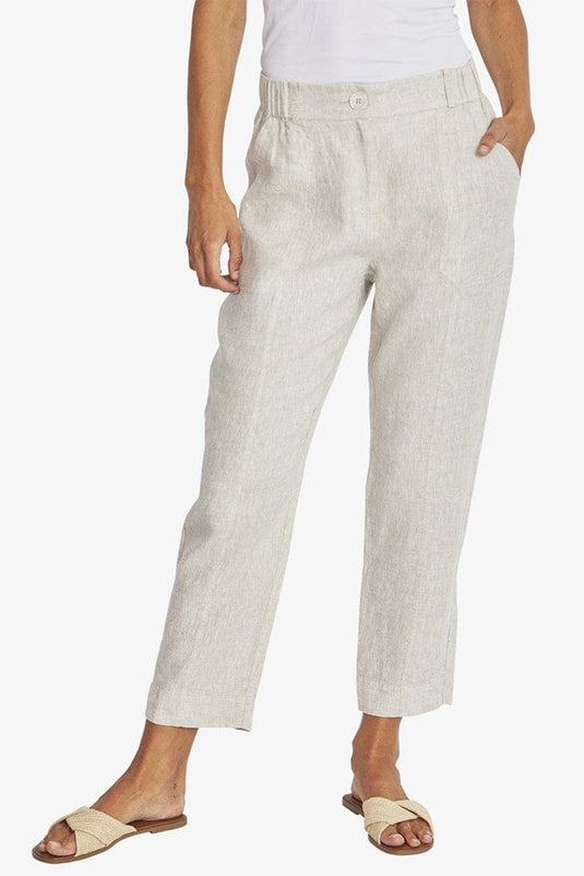 Pingpong Womens Erin Linen Pant