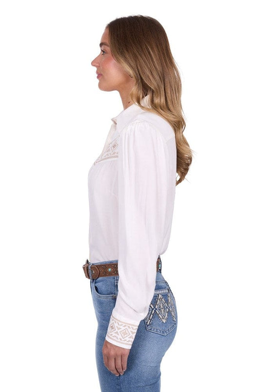 Pure Western Womens Monica Long Sleeve Shirt