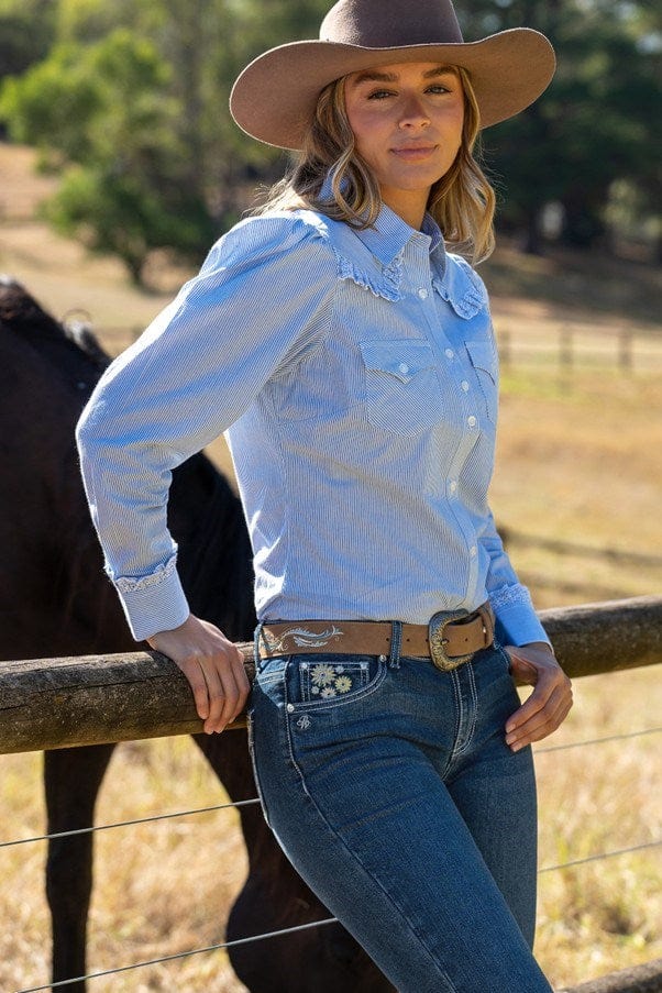 Load image into Gallery viewer, Pure Western Womens Lexi Long Sleeve Shirt

