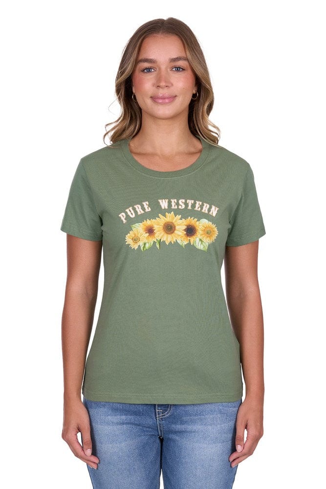 Load image into Gallery viewer, Pure Western Womens Charlie Short Sleeve Tee
