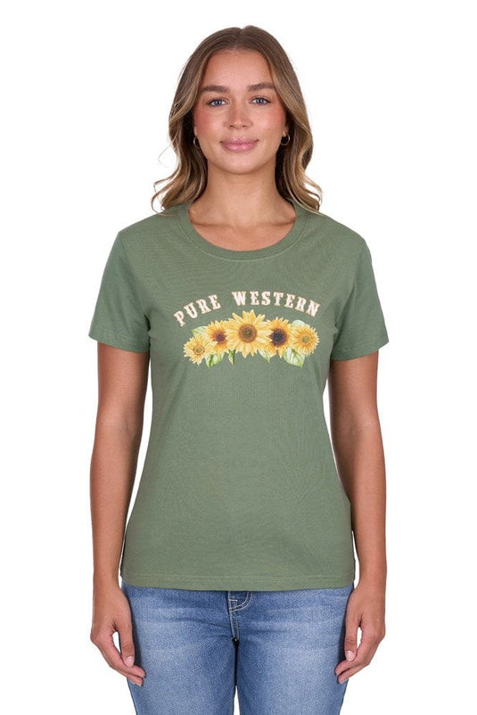 Pure Western Womens Charlie Short Sleeve Tee