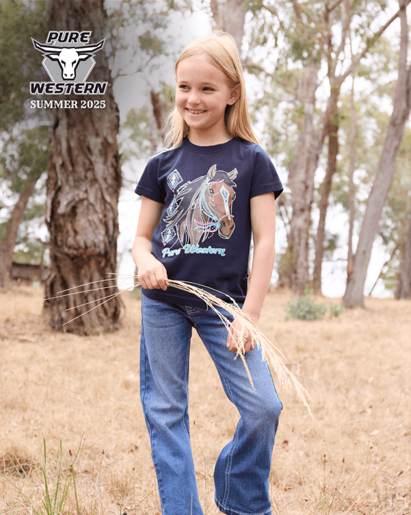 Load image into Gallery viewer, Pure Western Girls Pam Bootcut Jean
