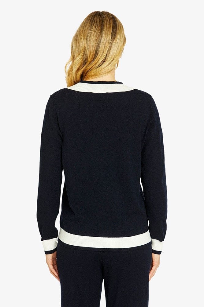 Load image into Gallery viewer, Pingpong Womens Taylor V-Neck Tipped Pullover
