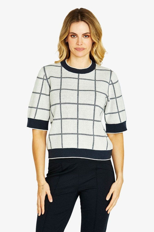 Pingpong Womens Chelsea Check Pullover