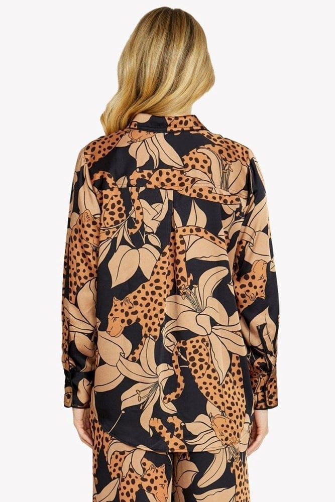 Load image into Gallery viewer, Pingpong Womens Spliced Animal Shirt

