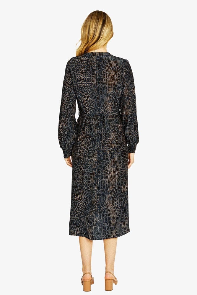 Load image into Gallery viewer, Pingpong Womens Alligator Midi Dress
