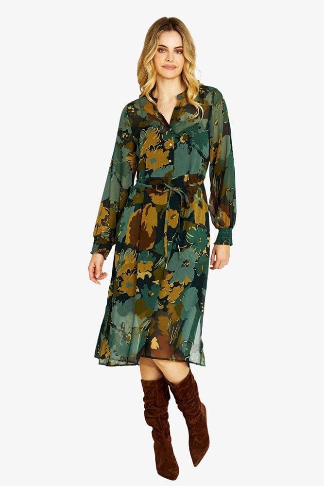 Load image into Gallery viewer, Pingpong Womens Katie Button Midi Dress
