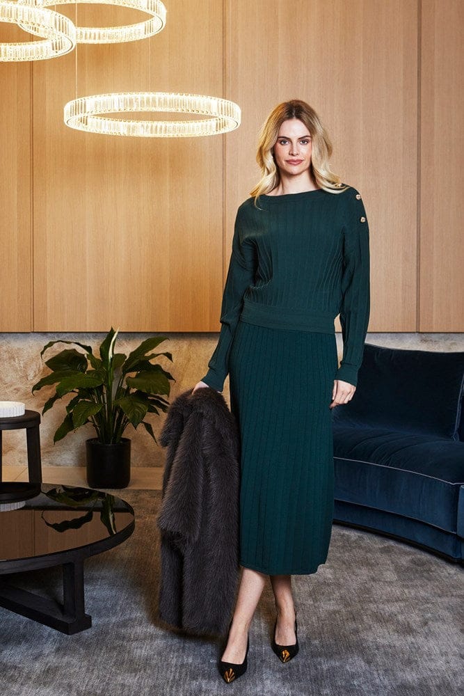 Load image into Gallery viewer, Pingpong Womens Milano Rib A-Line Skirt
