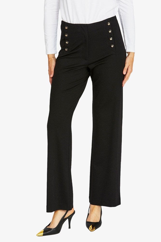 Load image into Gallery viewer, Pingpong Womens Marina Ponte Button Pant
