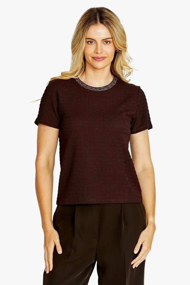 Load image into Gallery viewer, Pingpong Womens Alfie Textured Crew Tee
