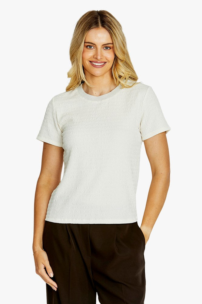 Load image into Gallery viewer, Pingpong Womens Alfie Textured Crew Tee
