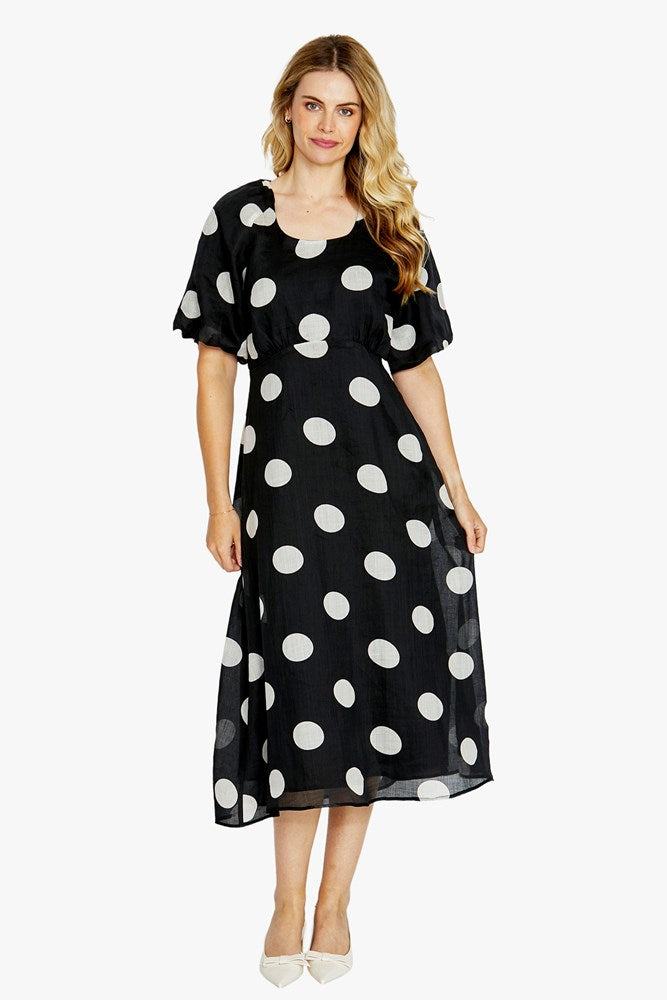 Load image into Gallery viewer, Pingpong Womens Loula Spot Maxi Dress
