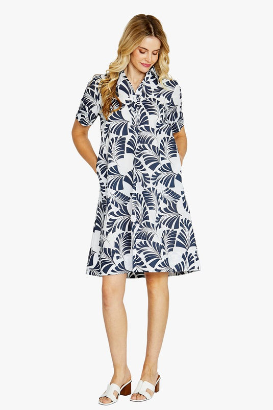 Pingpong Womens Flynn Desert Palm Swing Dress