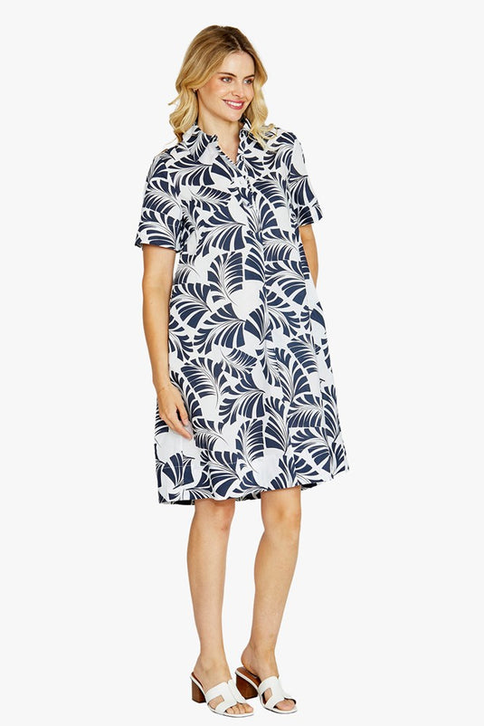 Pingpong Womens Flynn Desert Palm Swing Dress