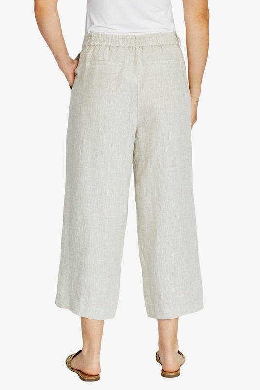 Pingpong Womens Clare Core Linen Culotte