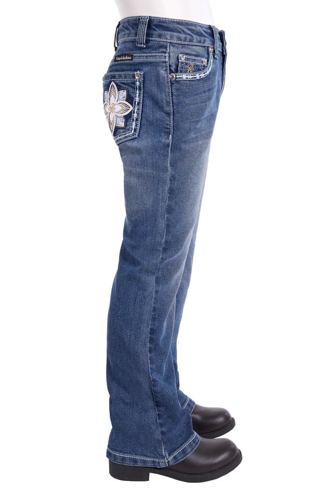 Load image into Gallery viewer, Pure Western Girls Bella Bootcut Jean
