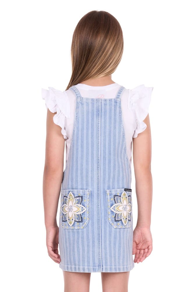 Load image into Gallery viewer, Pure Western Girls Freya Pinafore Dress
