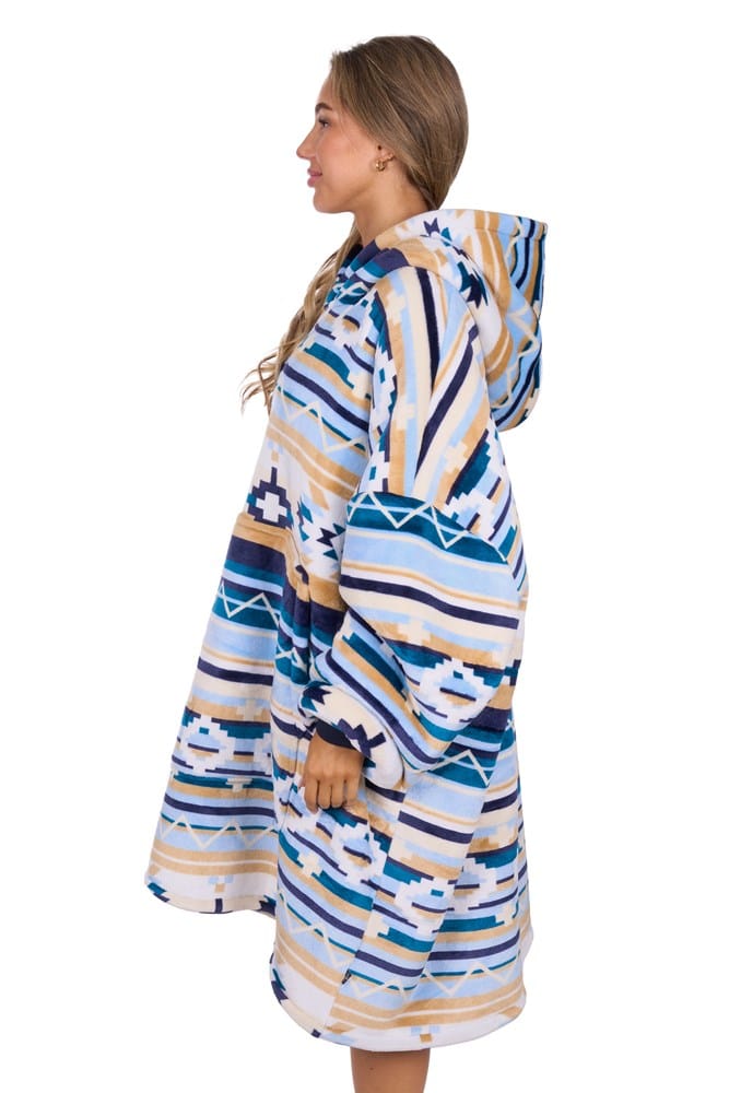 Load image into Gallery viewer, Pure Western Aztec Print Snuggle Hoodie
