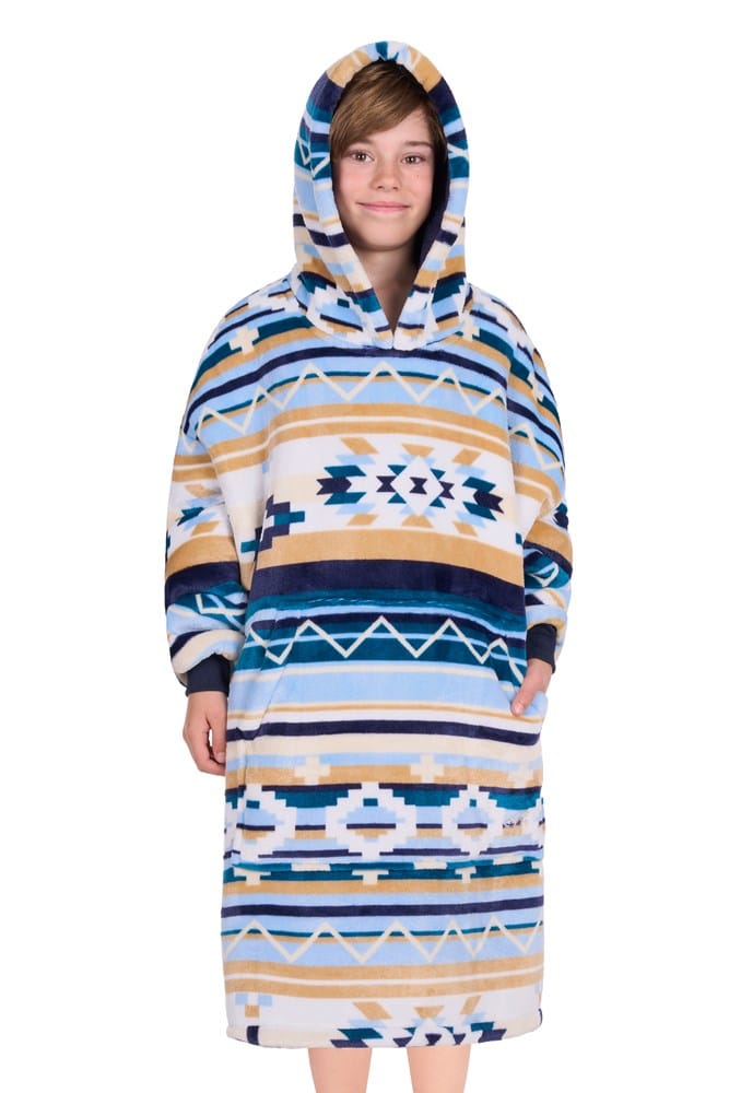 Load image into Gallery viewer, Pure Western Kids Aztec Snuggle Hoodie
