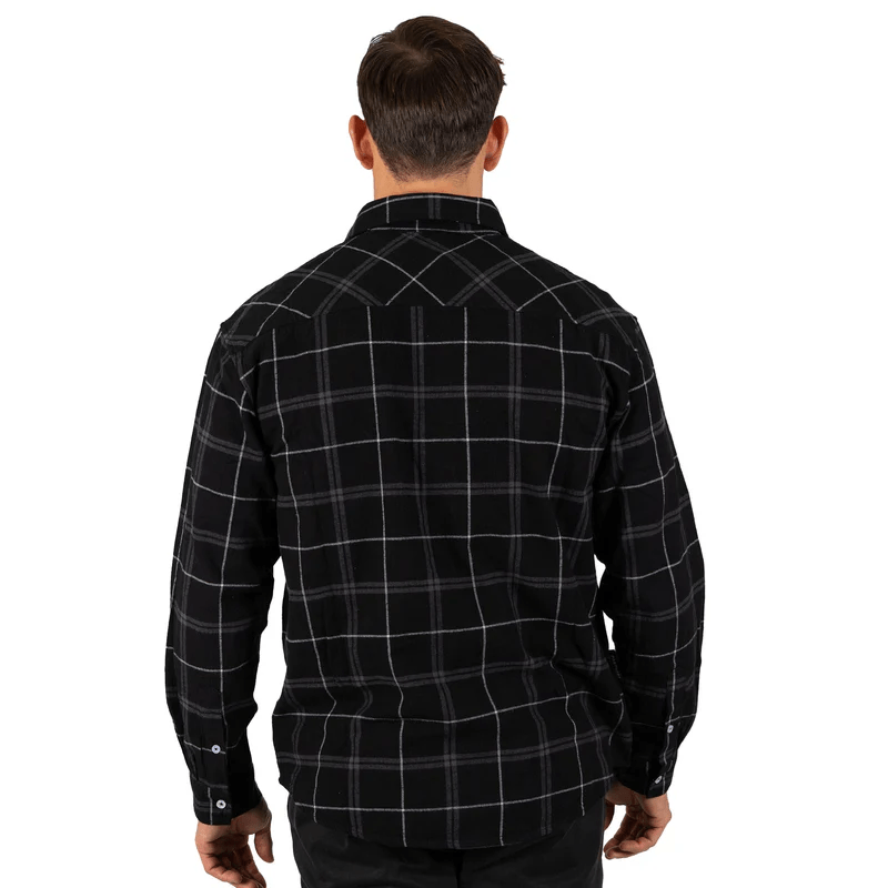 Load image into Gallery viewer, NRL Mens &#39;Mustang&#39; Flannel Shirt -  Panthers
