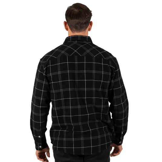 NRL Mens 'Mustang' Flannel Shirt -  Panthers