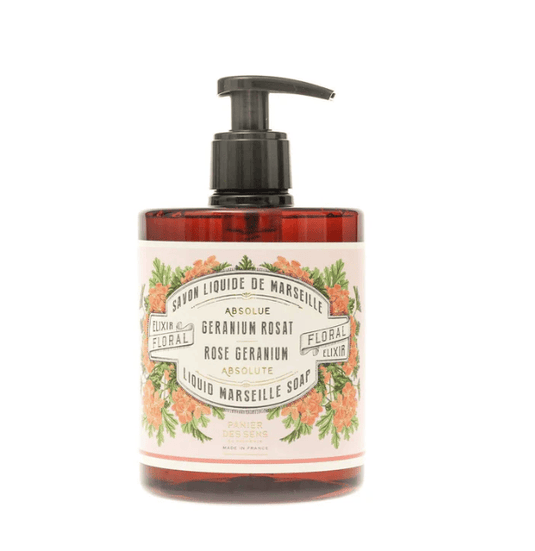 Panier des Sens Rose Geranium Marseille Liquid Soap