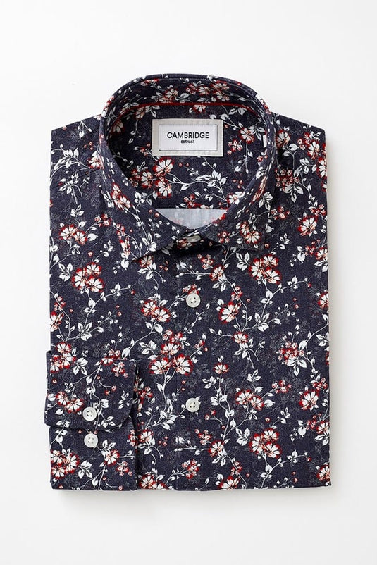 Cambridge Mens Sorrento Shirt - Denim