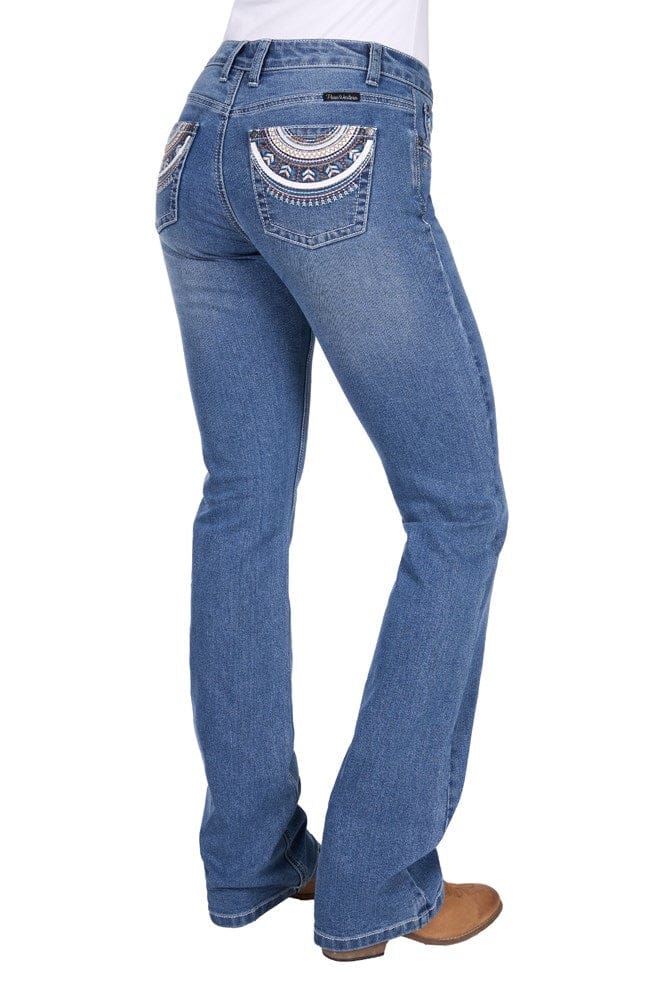 Load image into Gallery viewer, Pure Western Womens Pat Relaxed Rider Jean
