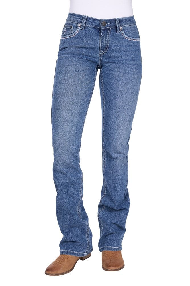 Load image into Gallery viewer, Pure Western Womens Pat Relaxed Rider Jean
