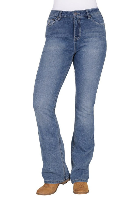 Pure Western Womens Pam High Rise Bootcut Jean
