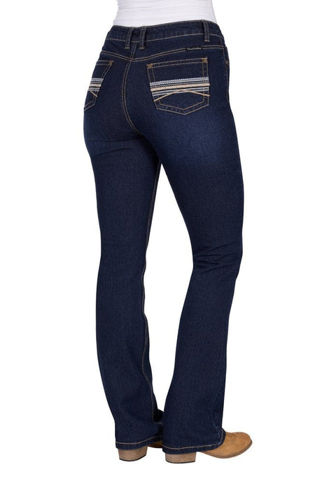 Pure Western Womens Ida High Rise Boot Cut Jean
