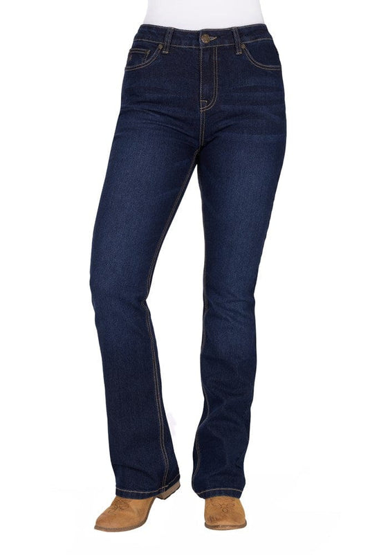 Pure Western Womens Ida High Rise Boot Cut Jean