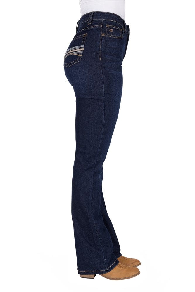 Load image into Gallery viewer, Pure Western Womens Ida High Rise Boot Cut Jean
