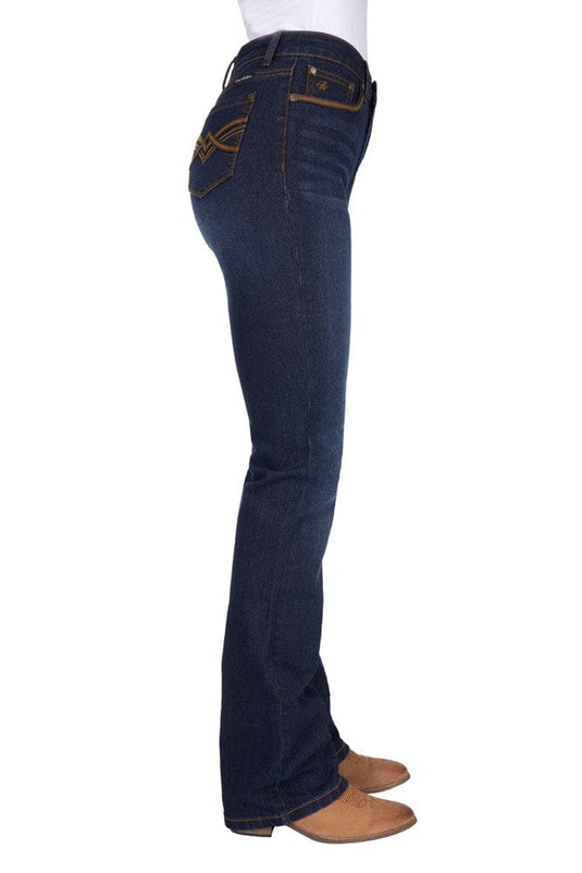Pure Western Womens Nova High Rise Boot Cut Jean