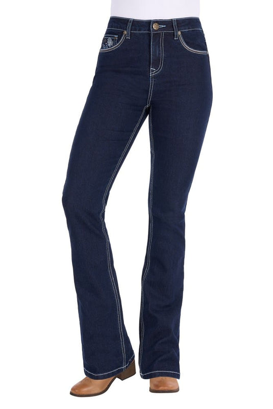 Pure Western Womens Daph High Rise Bootcut Jean