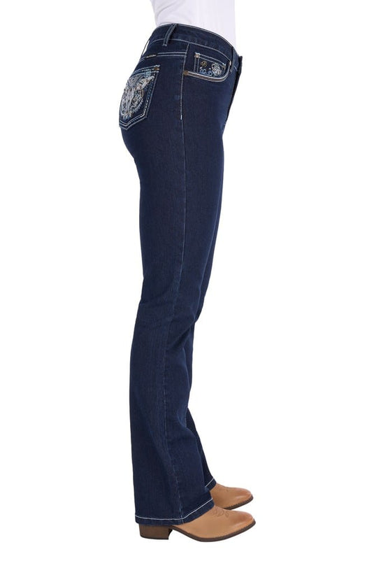 Pure Western Womens Daph High Rise Bootcut Jean