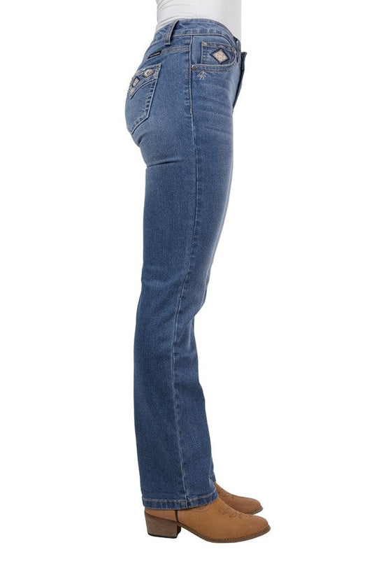 Pure Western Womens Gia Hi Rise Bootcut Jean