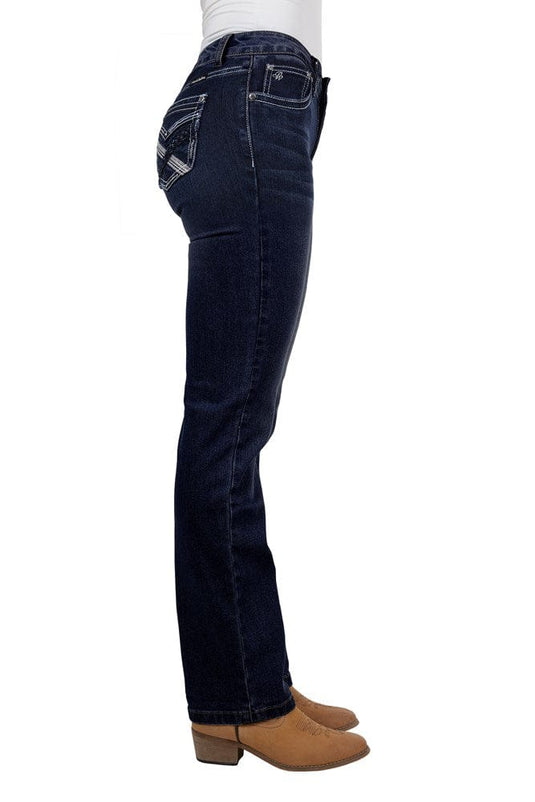 Pure Western Womens Kim Hi Rise Bootcut Jean