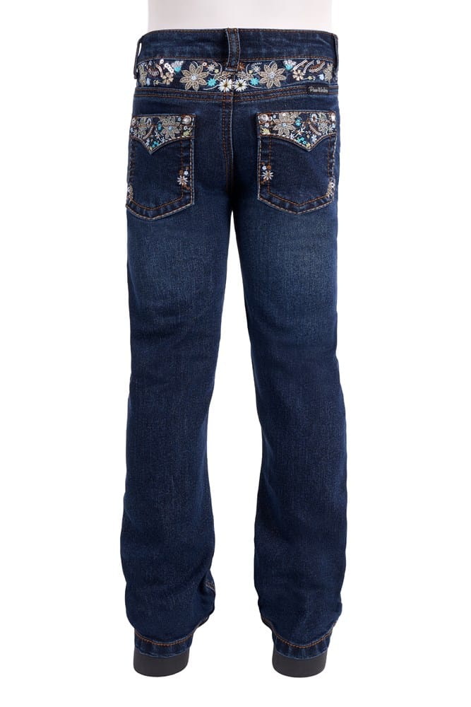 Load image into Gallery viewer, Pure Western Girls Blossom Bootcut Jean
