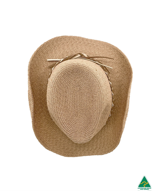 Rigon Womens Jesse Raffia Cowboy Hat