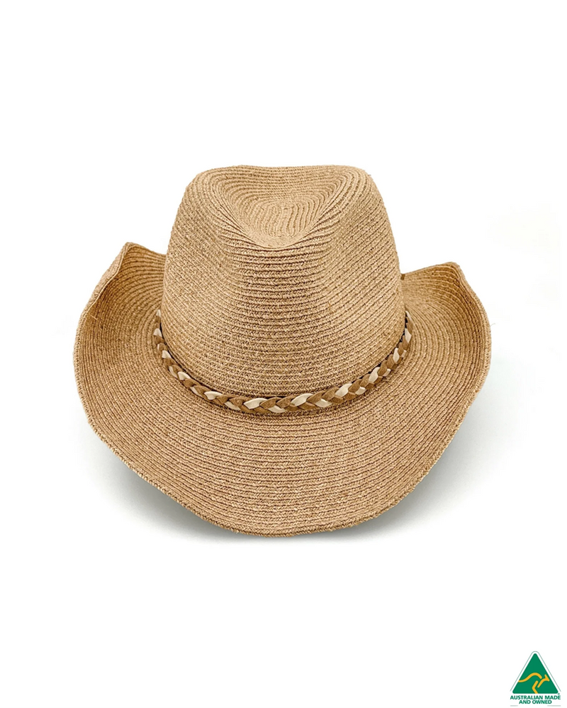 Load image into Gallery viewer, Rigon Womens Jesse Raffia Cowboy Hat
